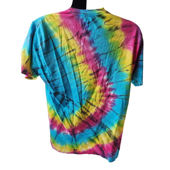 Disney Neff Shirt Mens Medium Mickey Short Sleeve Retro Streetwear Bold Tie Dye - Picture 8 of 9